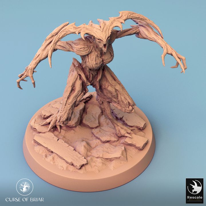 Collection Wood Fey Guardian Miniature | Large | Rescale Miniatures | D&D DnD Pathfinder Miniature