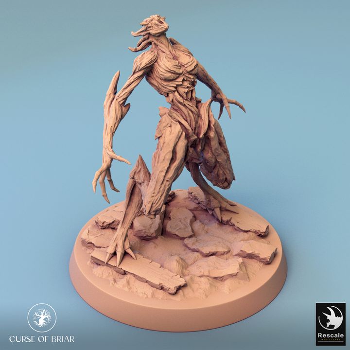 Collection Wood Fey Guardian Miniature | Large | Rescale Miniatures | D&D DnD Pathfinder Miniature