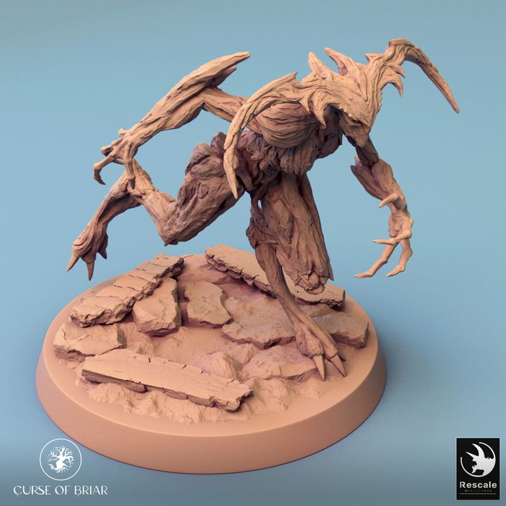 Collection Wood Fey Guardian Miniature | Large | Rescale Miniatures | D&D DnD Pathfinder Miniature
