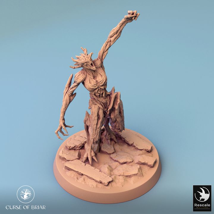 Collection Wood Fey Guardian Miniature | Large | Rescale Miniatures | D&D DnD Pathfinder Miniature