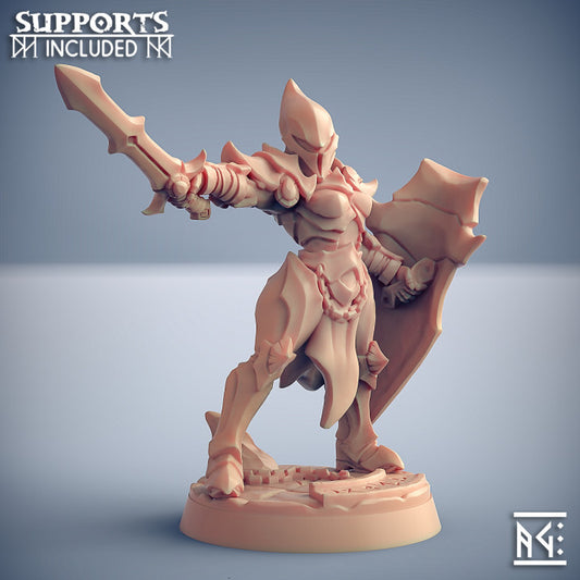 Ashen Alfar Inquisitor - Guard (25mm Base)