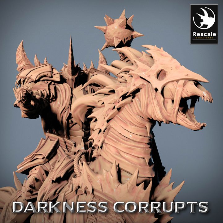 Collection Darknight Undead Horse Necromancer Steed | Large | Rescale Miniatures | D&D DnD Pathfinder Miniature