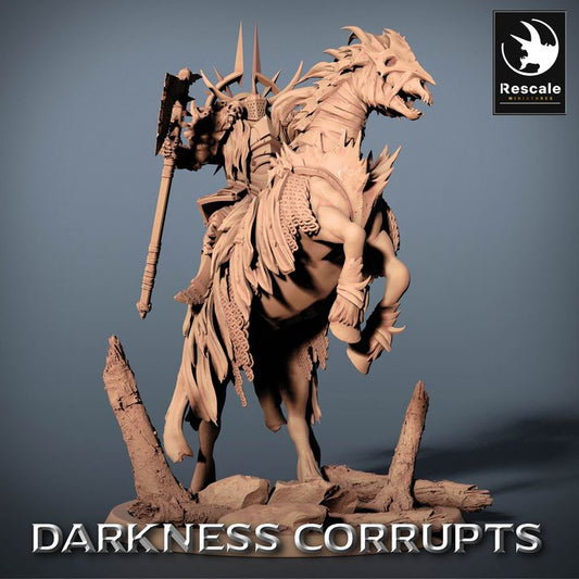 Dark Horse Armor Mount | Large | Rescale Miniatures | D&D DnD Pathfinder Miniature