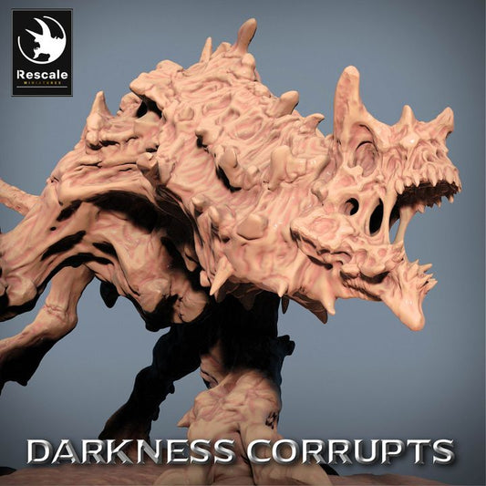 Hellhound Fiery Breath Monster | Large | Rescale Miniatures | D&D DnD Pathfinder Miniature