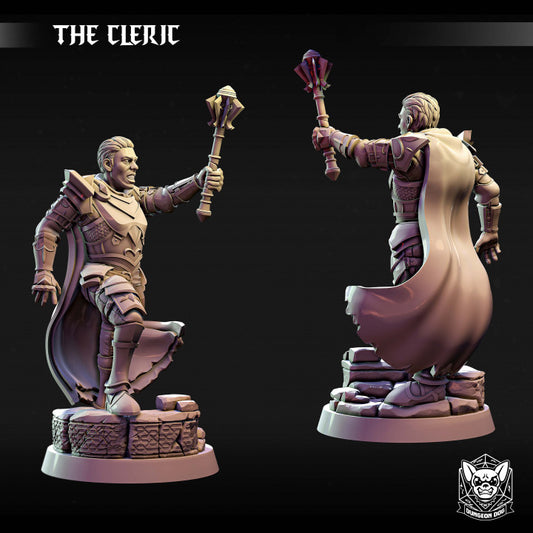 The Cleric - Battle Stance (25mm Base)