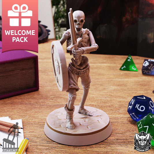 Skeleton Warrior - Guard (25mm Base)