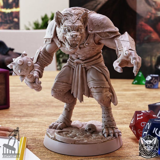 Gnoll - Charging (25mm Base)