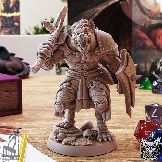 Gnoll Warrior - Guard (25mm Base)