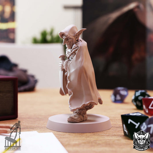 Goblin Assassin - Cloaked (25mm Base)