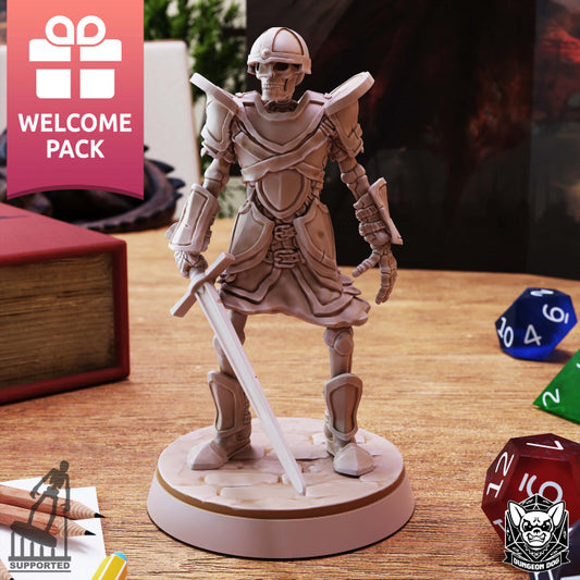 Skeleton Heavy Armored - Guard (25mm Base)