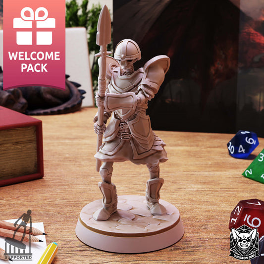 Skeleton Knight - Guard (25mm Base)