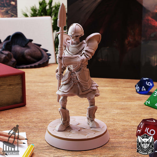 Skeleton Knight - Guard (25mm Base)