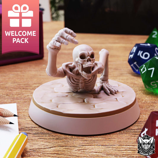 Skeleton Crawler - Reaching (25mm Base)