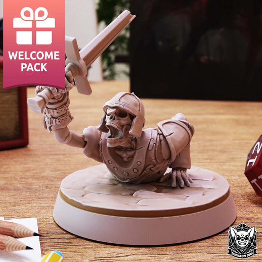 Skeleton Crawler - Rising (25mm Base)