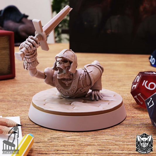 Skeleton Crawler - Rising (25mm Base)
