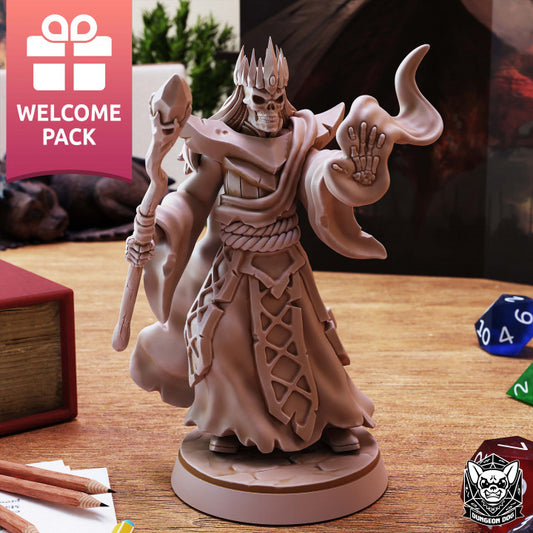 Skeleton Lich - Casting (25mm Base)