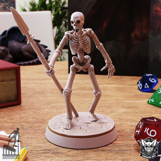 Skeleton Warrior - Ready (25mm Base)