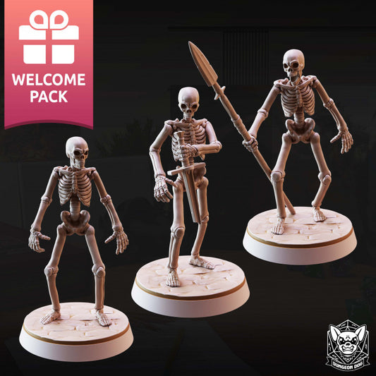 Skeleton Warrior - Guard (25mm Base)