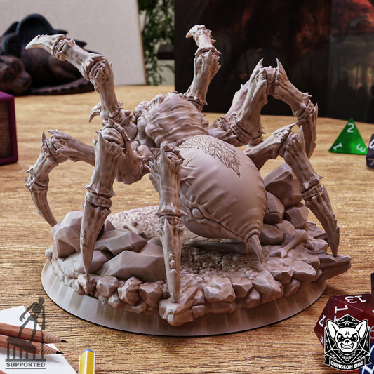 Giant Spider - Lurking (50mm Base)