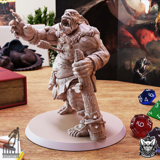 Zombie Ogre - Pointing (50mm Base)