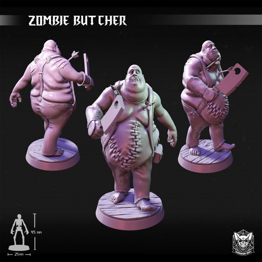 Zombie Butcher - Stitched (25mm Base)