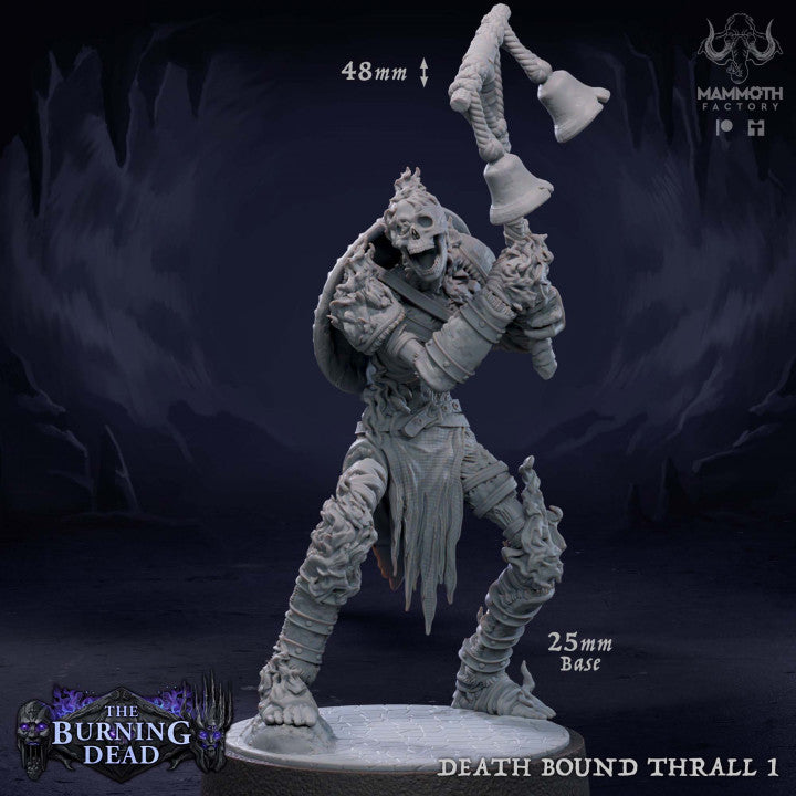 Undead Skeleton Fighter Thralls | Medium | Mammoth Factory | D&D DnD Pathfinder Miniature