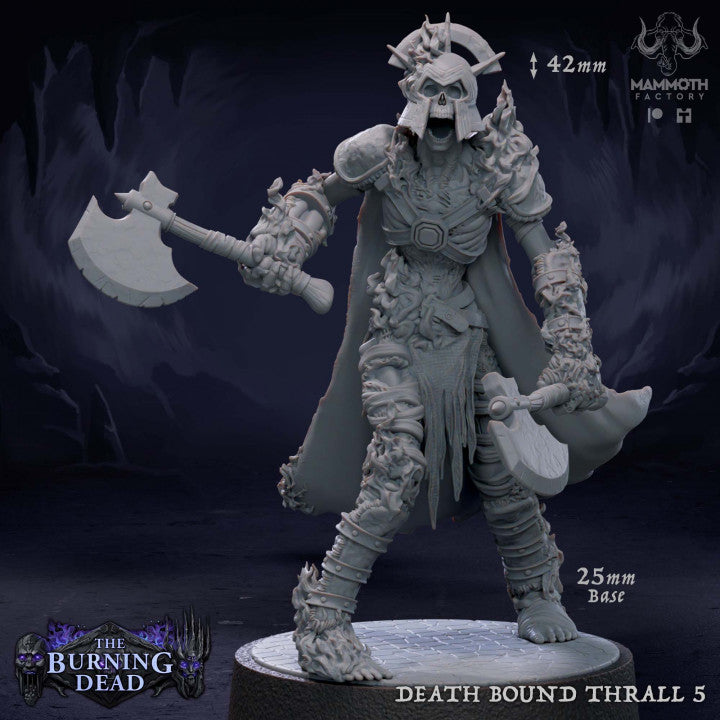 Undead Skeleton Fighter Thralls | Medium | Mammoth Factory | D&D DnD Pathfinder Miniature