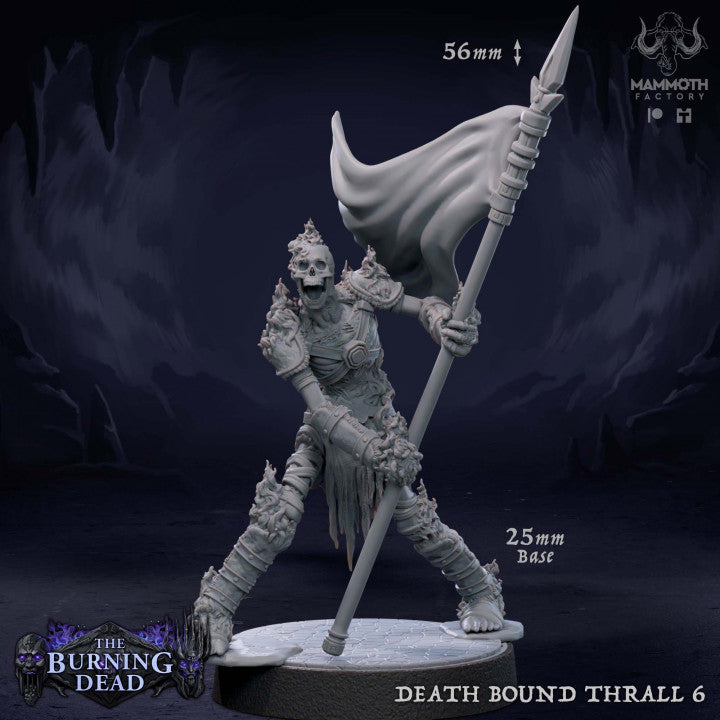 Undead Skeleton Fighter Thralls | Medium | Mammoth Factory | D&D DnD Pathfinder Miniature