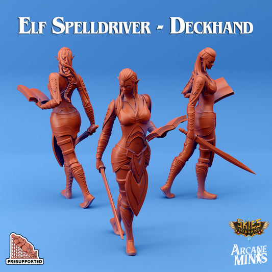 Elf Spelldriver - Deckhand (25mm Base)