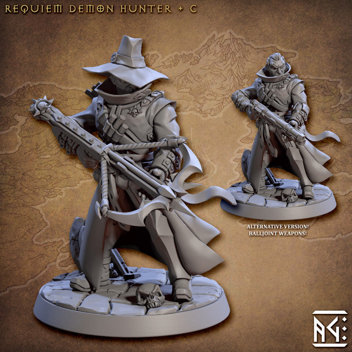 Demon Hunter Fiend Ranger Miniature | Medium | Artisan Guild | D&D DnD Pathfinder Miniature