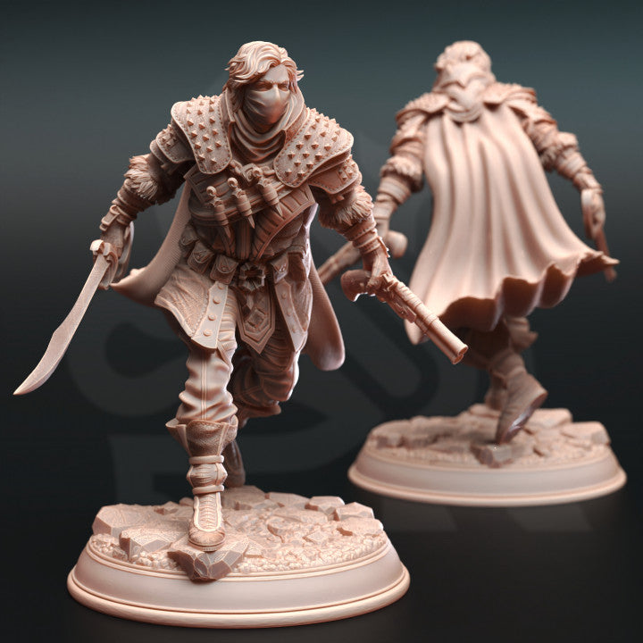 Bandit Boss Rogue Leader Miniature | Medium | DM Stash | D&D DnD Pathfinder Miniature