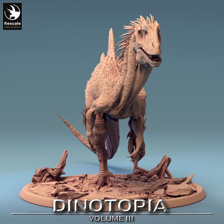 Concavenator Dinosaur Monster Figure | Huge | Rescale Miniatures | D&D DnD Pathfinder Miniature