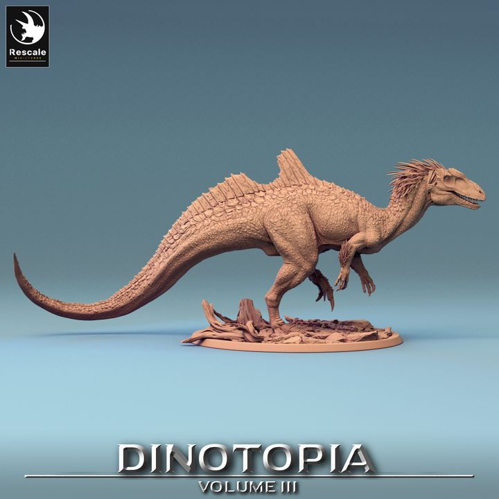 Concavenator Dinosaur Monster Figure | Huge | Rescale Miniatures | D&D DnD Pathfinder Miniature