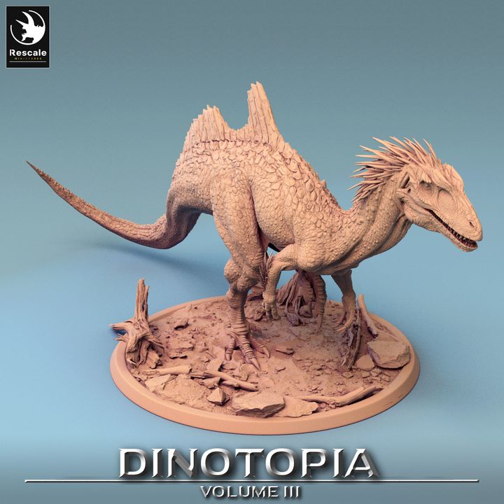 Concavenator Dinosaur Monster Figure | Huge | Rescale Miniatures | D&D DnD Pathfinder Miniature