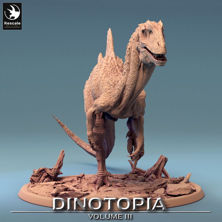 Concavenator Dinosaur Monster Figure | Huge | Rescale Miniatures | D&D DnD Pathfinder Miniature