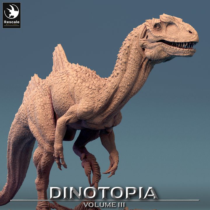 Concavenator Dinosaur Monster Figure | Huge | Rescale Miniatures | D&D DnD Pathfinder Miniature