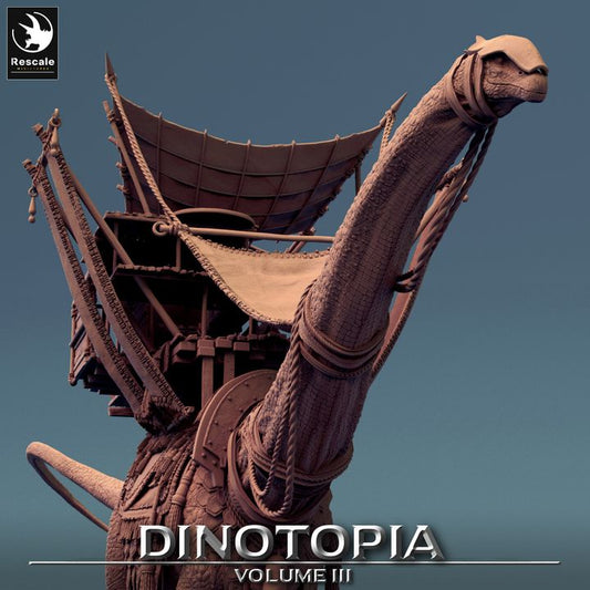 Diplodocus Dinosaur Beasts Wild | Gargantuan | Rescale Miniatures | D&D DnD Pathfinder Miniature