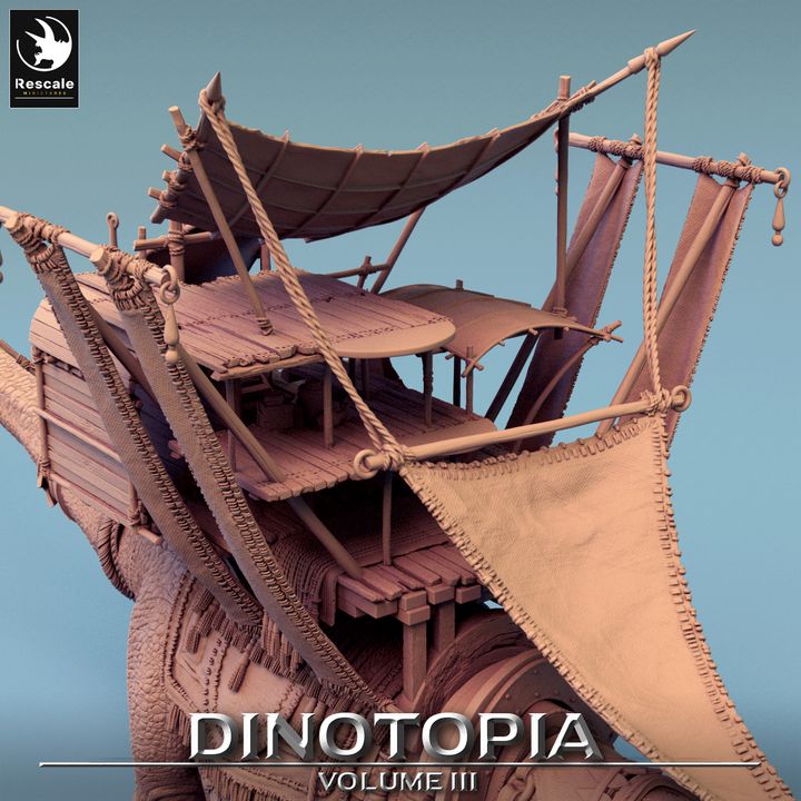 Diplodocus Dinosaur Beasts Wild | Gargantuan | Rescale Miniatures | D&D DnD Pathfinder Miniature