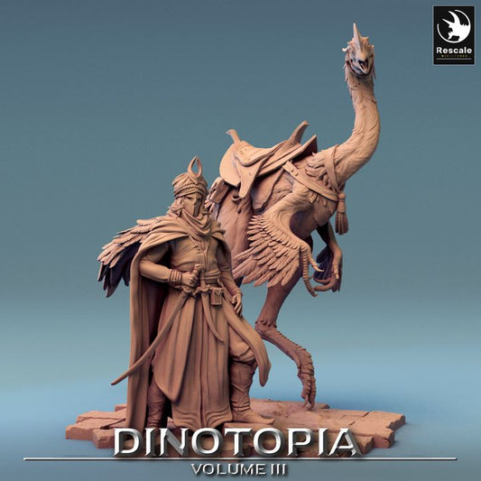 Dinotopia Guard Warrior Fighter Human | Medium | Rescale Miniatures | D&D DnD Pathfinder Miniature