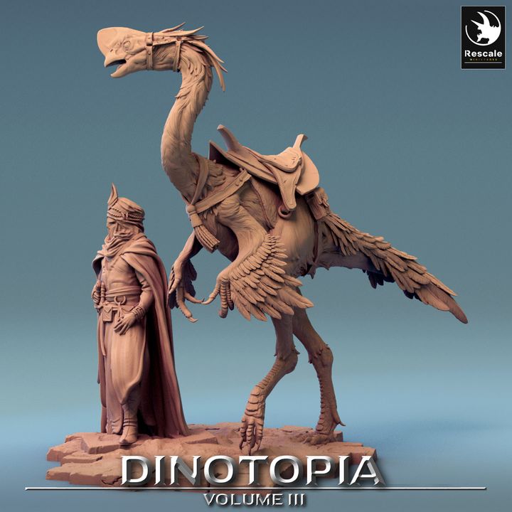 Dinotopia Guard Warrior Fighter Human | Medium | Rescale Miniatures | D&D DnD Pathfinder Miniature