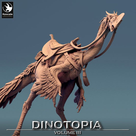 Oviraptor Dinosaur Beasts Miniature | Large | Rescale Miniatures | D&D DnD Pathfinder Miniature