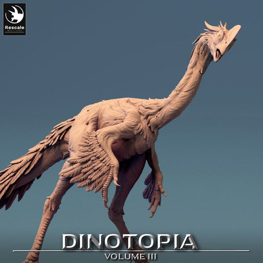 Oviraptor Dinosaur Beasts Miniature | Large | Rescale Miniatures | D&D DnD Pathfinder Miniature