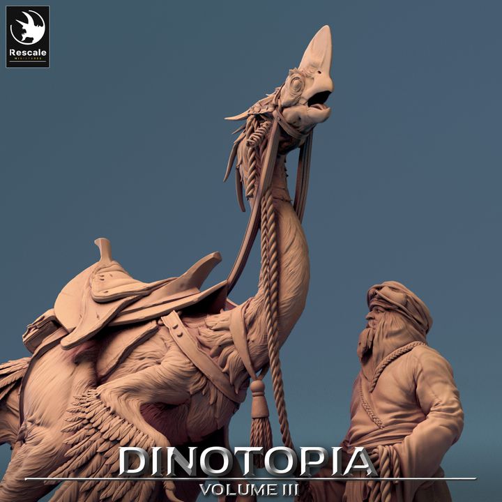 Dinosaur Mount Monster | Gargantuan | Rescale Miniatures | D&D DnD Pathfinder Miniature