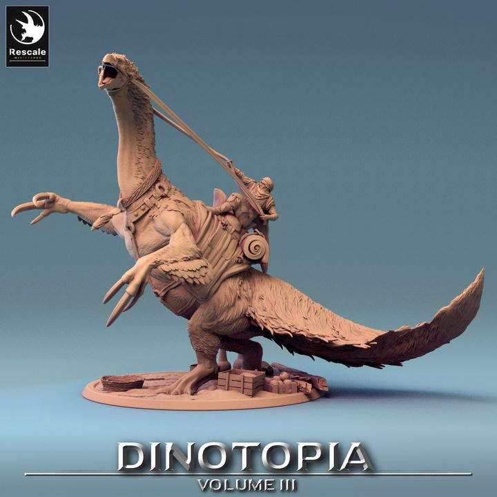Therizinosaurus Dinosaur Model Beasts | Large | Rescale Miniatures | D&D DnD Pathfinder Miniature