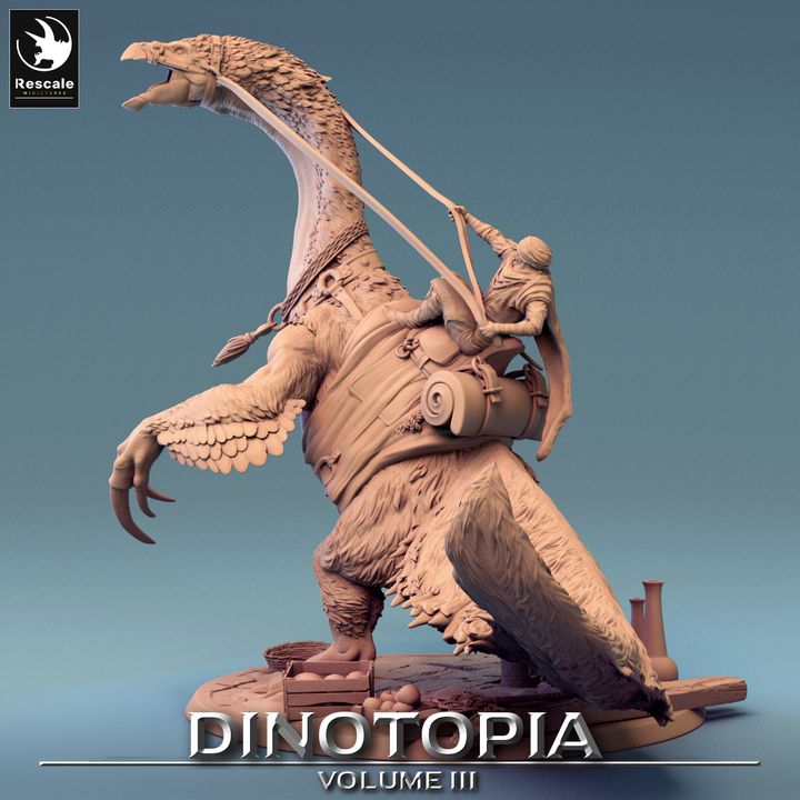 Therizinosaurus Dinosaur Model Beasts | Large | Rescale Miniatures | D&D DnD Pathfinder Miniature