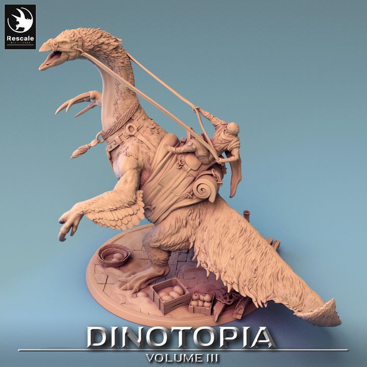 Therizinosaurus Dinosaur Model Beasts | Large | Rescale Miniatures | D&D DnD Pathfinder Miniature