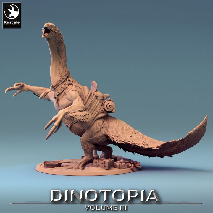 Therizinosaurus Dinosaur Model Beasts | Large | Rescale Miniatures | D&D DnD Pathfinder Miniature