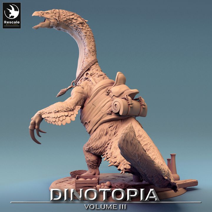Therizinosaurus Dinosaur Model Beasts | Large | Rescale Miniatures | D&D DnD Pathfinder Miniature