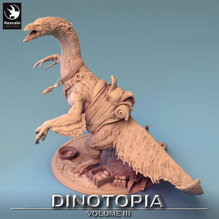 Therizinosaurus Dinosaur Model Beasts | Large | Rescale Miniatures | D&D DnD Pathfinder Miniature