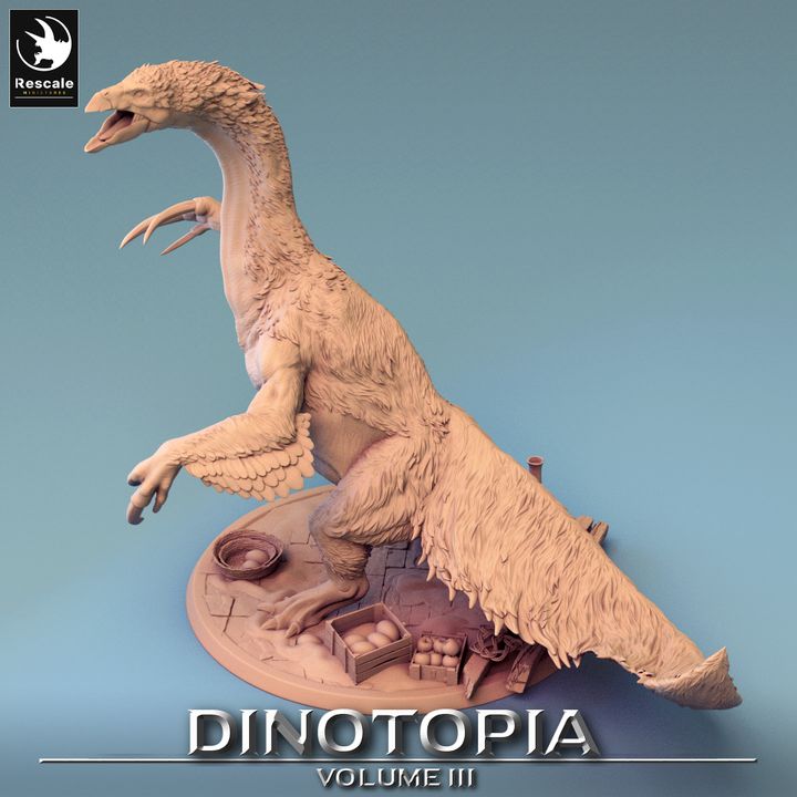 Therizinosaurus Dinosaur Model Beasts | Large | Rescale Miniatures | D&D DnD Pathfinder Miniature